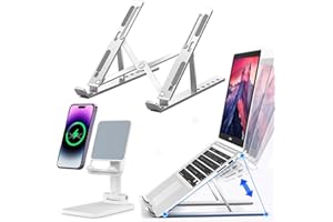 KLAQQED Supporto Laptop Stand per Macbook da Scrivania Alza Portatile
