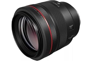 Canon Objektiv RF 85mm F1.2L USM Portraitobjektiv Lens für EOS R (Festbrennweite, 82mm Filtergewinde, Autofokus) schwarz