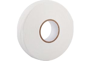 Rumyve Anti Slip Hockey Stick Tape,25m × 25mm Self-Adehesive Grip Tape Sports Grips Tape,Waterproof Indoor Hockey Grip(WHITE)