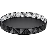 SECRET DE GOURMET Bandeja tipo cesta 30 x 4,5 cm, metal, Negro