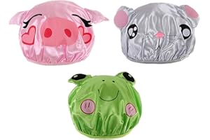 iSuperb iSuperb Cuffia da Doccia Impermeabile Cuffia da Bagno per Donna per bambini Animale Shower Caps (cartone animato)