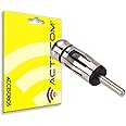 ACTECOM Adaptador de Antena ISO - DIN de Coche, Conexión Radio de Automóvil, Equipo Audio de Vehículo