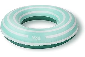 Quut - bouée Gonflable 40cm - Design et ludique - à partir de 18 Mois - Vinyle Premium Durable (Vert Jardin)