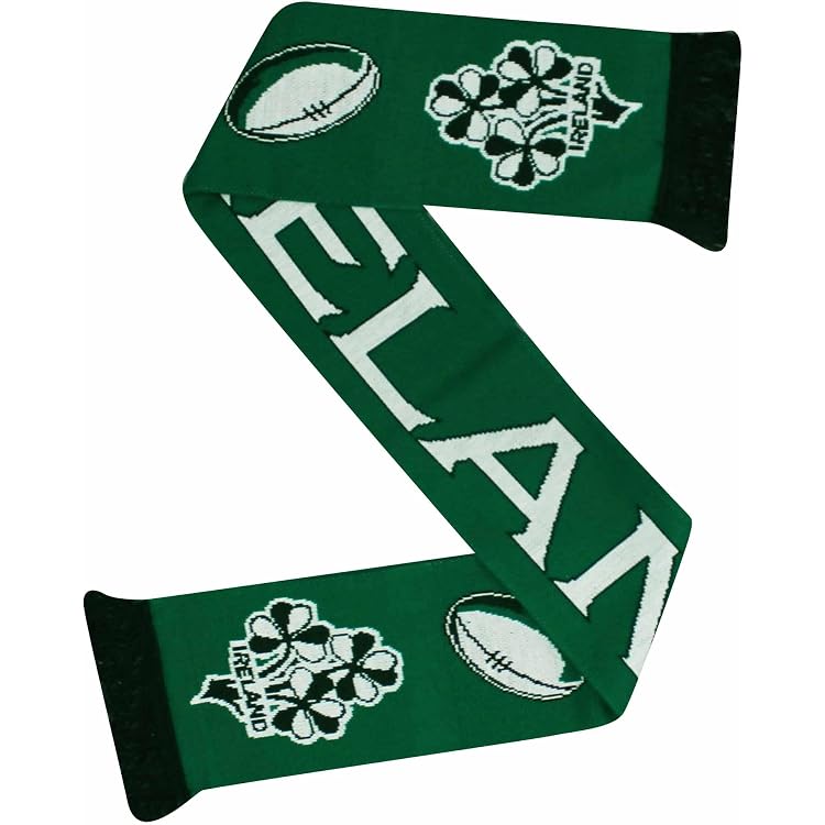 Ireland Rugby Scarf - Irish Rugby Union Supporter Scarf Made In UK
