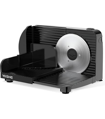 Brotschneidemaschine klappbar,Elektrisch Allesschneider Fleischschneider 300W 50kg/h Aufschnittmaschine HR-70,für Wohnungen,Hotels,Restaurants,Supermärkte Küche, Haushalt & Wohnen
