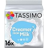 Tassimo Creamer Milk Pods (Pack of 5, Total 80 Coffee Capsules)