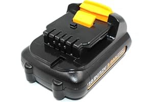 NUOGELIYA Batería de repuesto para Dewalt DCR020-GB XR, DCF815D2, DCF601D2, DCF610, DCB120, DCB121, 3,0 Ah, 10,8 V/12 V, ion de litio
