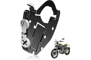 RIKMODY Motorcycle Throttle Lock, Universal Motorcycle Cruise Throttle Aid, Motorcycle Cruise Control Clamp,Throttle Control System, Motorcycle Grips Assistance, for Most Motorcycles, Sports Bikes (Bottom)