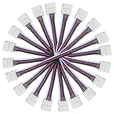 Einfache Installation, keine Notwendigkeit zu löten. Schließe einfach deinen vorbereiteten LED-Streifen in den Stecker, um dich zu verbinden.