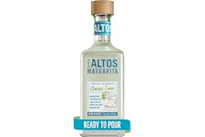 OLMECA Altos Tequila Ready to Serve Lime Margarita 75cl, 14.9% ABV, Bar-Quality Pre-Mixed Margarita Cocktail, Ready To Drink, Lime and Subtle Sweetness, Made from Award Winning Tequila