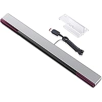 Wii Sensor Bar, CAVN Replacement Wired Infrared Ray Sensor Bar Compatible with Nintendo Wii and Wii U Console, includes…