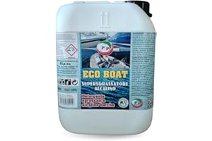 PIP PRODOTTI INNOVATIVI PROFESSIONALI Pip Detergente per Barche Eco Boat, Super Sgrassatore Alcalino, Sgrassante Nautico, Completa Cura e Manutenzione della Imbarcazione, Professionale, Concentrato, TK Un LT.5 = kg 5