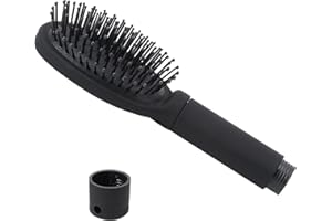 GORGECRAFT Diversion Safe Haarbürste Schwarze Haarbürste Mit Verstecktem Fach Tragbarer Haarbürstenkamm Diversion Aufbewahrungsdose Versteckte Aufbewahrung Mit Abnehmbarem Deckel Zum Verstecken