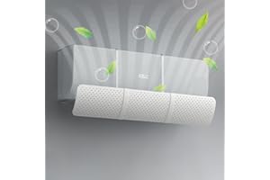 DYBOHF Universal Deflector Aire Acondicionado, Deflector de Viento de Aire Acondicionado Deflector retráctil de Salida del, Aire Acondicionado Anti-soplado Directo (Blanco)