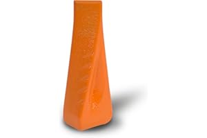 EBERTH Spaccalegna manuale, Cuneo spaccalegna, Spaccalegna in acciaio di dimensioni 4 x 6 x 19 cm, spaccare la legna in modo facile e sicuro, attrezzo professionale, cuneo per spaccare la legna