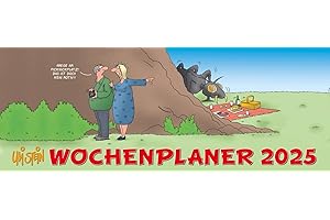 Uli Stein Wochenplaner 2025: Tischkalender: Terminplaner zum Aufstellen (Uli Stein Kalender 2025)