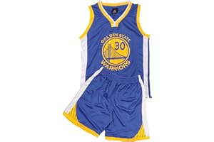 VFY Maillot Basket Enfant 2 Pièces, Tenue Basket Enfant Cool, Ensemble Basket Enfant Respirant, Maillot de Basket Enfant à Séchage Rapide + Short, Tenue Basketball Enfant
