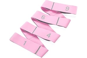 TingDongWei Elastico Fasce di Resistenza, Yoga Stretching Band, Bande Fitness per Yoga, Pilates, Fitness, Stretching, Allenamento, Danza