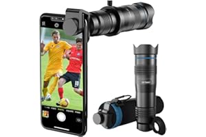 Apexel objectifs pour téléphones Portables High Power 28x HD Téléphone Téléobjectif Fonctionne avec iPhone Samsung Pixel Android Tous Les Smartphones