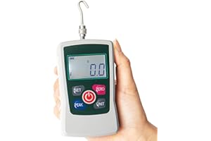 Beslands AMF 50 Compteur de force numérique Push and Pull Testeur Dynamomètre Pression Push Meter Unités de mesure N kg lb oz