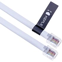 Connecteur RJ12 6P6C Femelle-Femelle 1 Vers 2 - Séparateur Câble Téléphone Beige - Sourcing Map