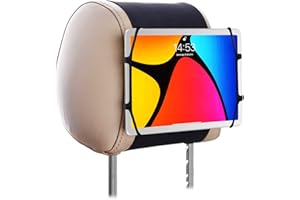 Damoaa Soporte Tablet Coche reposacabezas Compatible con iPad Todos los Modelos Universal valido para Todos los reposacabezas facil instalacion