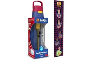 DAFI Butelka filtrująca Solid 0,7 l + wymienny filtr węglowy - FC Barcelona - Wykonana z wytrzymałego Tritanu™, Bez BPA, Idealna do Pracy, Szkoły, Siłowni, w Podróż - Wyprodukowano w Polsce