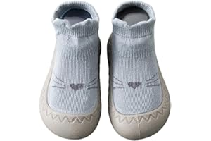Fadcaer Pantofole per Bambini Scarpe per Bambini Scarpe da Ginnastica per Bambini Suola Morbida con Impugnature Scarpe Neonato Antiscivolo Pre Walkers Baby Shoes per Bambini e Bambine