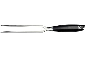 Rockingham Forge Equilibrium 16 cm Carving Fork with German Stainless Steel Blade and Black Handle