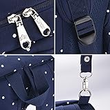 Baby Wickelrucksäcke,Coofit Babytasche Wickeltasche Rucksäcke Handtasche Mumie Tasche Nylon Tragetasche Schultertasche - 6