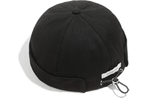 Clape Cappellino Senza Visiera Uomo Donna Cappello Portuale Berretto Commando Lavoro Cotone Docker cap Brimless Hat