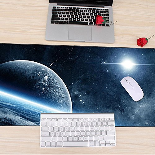 Alfombrilla de rat  n extragrande para gaming de Cmhoo  color 90x40 Space