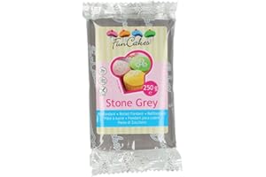 ‎FUNCAKES FunCakes Fondant Stone Grey (1 x 250 g)
