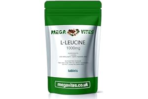 L-LEUCINE Tablets 1000mg x 60 - MEGAVITES AMINOLAB