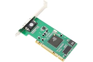 Kafuty-1 Tarjeta gráfica VGA PCI 8MB 32Bit Tarjeta gráfica de Video de Escritorio Accesorios de computadora Pantalla múltiple para ATI Rage X