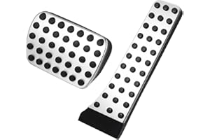 Flydida Auto Gaspedal und Bremspedal Abdeckung Kompatibel mit Mercedes C E S Klasse W204 W205 W206 W212 S212 W213 2011-2020 GLS GLE GLC GLK Klasse C218 X167 W167 X253 X204 2011-2022 AMG GT G63 C63 S63