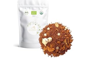 Rooibos de Calabaza y Castaña a Granel - My Tea Moments - Cultivo Sostenible - Ingredientes Naturales: Calabaza, Canela, Granada, Manzana, Nuez, Palomitas de Maíz. (Grande, 200, gramo)