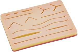 KITS OF MEDICINE Kit di suture per allenamento, 2 fili, regalo per medicina, veterinario, dottore, dentista, infermiera, studente di sutura (lingua italiana non garantita)