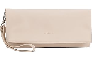 Expatrié kopertówka 'Nude Marie' sztuczna skóra damska torebka - skóra PU uniwersalna składana kopertówka torebka listonoszka torba na ramię dla kobiet - elegancka kopertówka i torba na ramię w jednym