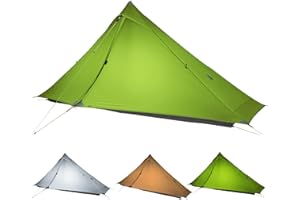 ROOMEDAL 3F UL Gear Lanshan PRO Lanshan - Tenda ultraleggera per 3 stagioni, per 1 o 2 persone, impermeabile, professionale, per campeggio, trekking, kayak, arrampicata, escursionismo