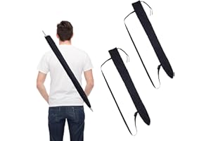 NICENEEDED Upgrade Umbrella Bag with Adjustable Shoulder Strap, 4.53 x 31.5 Inch Waterproof Umbrella Protective Cover, Portable Golf Umbrella Storage Carrying Holder for Travel Home Outdoor