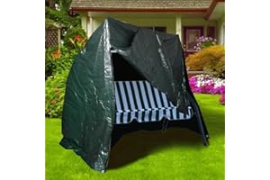 ‎RAM ONLINE RAM ONLINE Schutzhülle 9653 mit Reißverschluss für 3-Sitzer-Hollywoodschaukel, verstärkt, strapazierfähig, wasserfest, Größe L, Grün