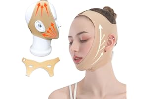 Visage Amincissant Le Bande de Joue,Bandage pour Le Lifting Du Visage,Masque minceur en forme de V,Ceintures Faciales à Double Menton,Lifting de la peau,Compacité anti-rides,L
