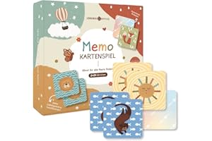 Lebenskompass® Memo Game for Children Loving Memory Game from 3 Years Educational Toy for Concentration - 48 Cards