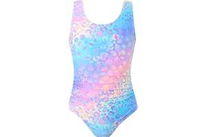 DivingBirds Bañador Niña con Sujetadores Acolchados, Traje De Baño Niña UV Proteccion Solar para Adolescentes Chicas, 8-13 Años