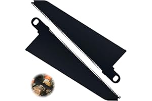 ALGUIRNEX Reciprocating Saw Blades Carbon Steel Saw Blades 2 Pack, Compatible with Black & Decker Piranha Scorpion Saws - Cuts Wood, Plastic & Chipboard