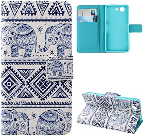 Leather case for Sony Xperia Z3 Compact, Case for Sony Xperia Z3 Compact, Wallet Case for Sony Xperia Z3 Compact,Cover for Sony Xperia Z3 Compact, IFEDA Painted Pattern PU Leather Flip Carrying Case Cover Soft Line With Stand Credit ID Card Slots Holder/ Money Pockets for Sony Xperia Z3 Compact