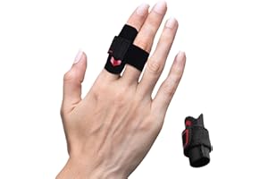 VerteLife Fingerschiene Finger Sleeves mit Verstellbarer Klettverschluss Fingerschützer Fingerschutz Unterstützung Finger Ärmel Gelenkschmerzen Lindern Fingerbandagen für Sport Volleyball - Rosa