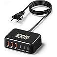 Caricatore SlimQ USB-C 100W GaN – 3 Porte PD 3.0 + 1 USB-A, Compatto Con Spina Pieghevole, Per ROG Ally E Vari Dispositivi
