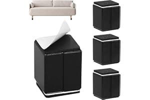 BJBJJIU 4 STK Möbelerhöhungen, 1.5"/3.8 cm Tischerhöhung Füße, Selbstklebende Tisch Erhöhung Füße, Möbelerhöher aus Stahl, Stuhlerhöher Betthöher Tischerhöher Sofaerhöher Bett Erhöhung Füße